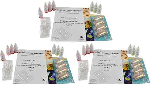Forensic Chemistry of Blood Typing: Identifying and Classifying Blood - Distance Learning Kit - Innovating Science (Pack of 3) by InnovatingScience