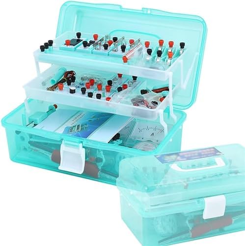 Circuit Electronics Exploration Kit Physics Science Lab Electromagnetic Test Box Physics Experiment Equipment Circuit Box by Unknown