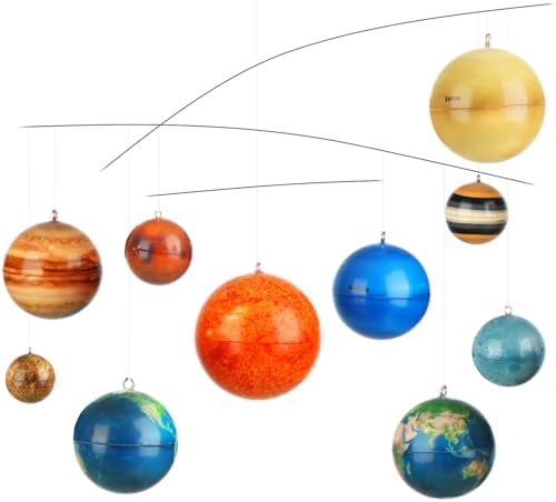 Hollowfly 3D Solar System Mobile Kit Vbs Hanging Planets Outer Space Decor by Hollowfly