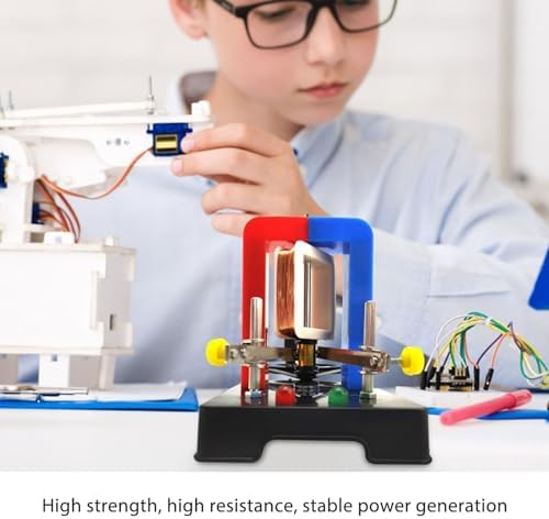 Fafeicy Hand Crank Generator DIY Educational Physics Teaching Model for Middle & High School Students - Image 5