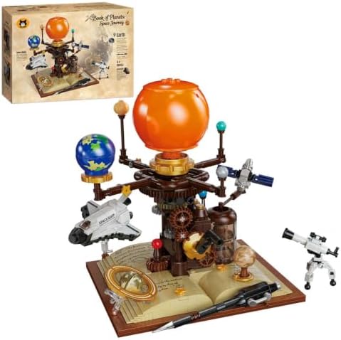 Spinning Solar System Space Building Kit with Rotating Planet Model by Unknown