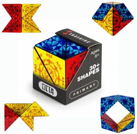 Shashibo OCTA Magnetic Puzzle Toy, Stress Relief Fidget Toy by SHASHIBO