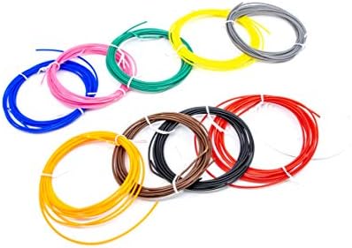 SCRIB3D 3D Printing Pen ABS Plastic Filament Refill Pack (10 Assorted Colors, 10 Feet Each),Filament- 10 Pack - 100 Ft by SCRIB3D
