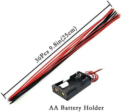 EUDAX 18 Set DC Motors Kit,Mini Electric 1.5-3V 24000RPM Hobby Motor with AA Battery Holder for STEM DIY Toy - Image 6