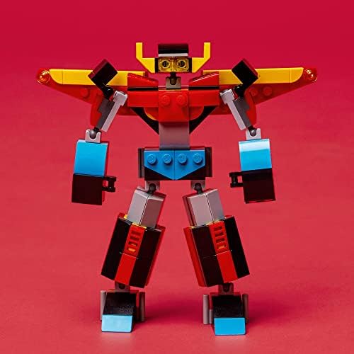 LEGO Creator 3 in 1 Super Robot Building Kit, Kids Can Build a Toy Robot or a Toy Dragon, or a Model Jet Plane, Makes a Creative Gift for Kids, Boys, Girls Age 7+ Years Old, 31124 - Image 4