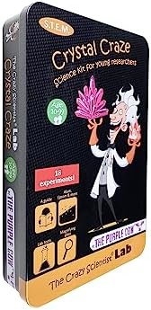 The Purple Cow- The Crazy Scientist Crystal Craze Experiment Stem Education Science Kit for Kids Boys & Girls Aged 10+ - Image 3