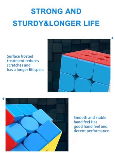 CFMOUR 3x3 Speed Cube, Stickerless Magic Cubes, Puzzle Toy, Brain Teaser - Image 5