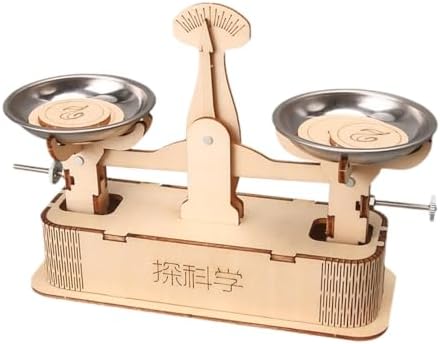 DIY Educational Toys Wood Mechanical Building Toys Balance Scale Homeschool Projects Technology Small Production for Teens by Luwecf