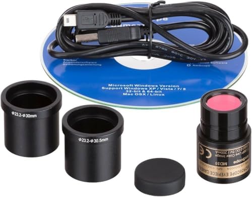AmScope M148-E Digital Compound Monocular Microscope - Image 3