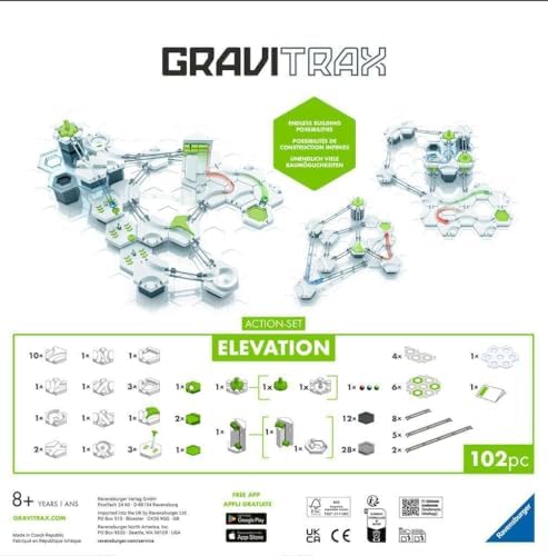 Ravensburger GraviTrax Elevation Action‑Set - Gravity & Magnetic Marble Run System - Challenging STEM Engineering Toy for Kids - Critical Thinking & Problem‑Solving - Ages 8+ - Image 3