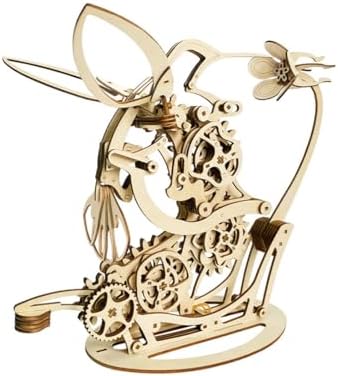 Aetheria 3D Wooden Puzzle for Adults, Colored Hummingbirds Model Kits - Steampunk Mechanical Wooden Puzzle Educational Brain Teaser for Adults to Build-Make Your Own Model -200+PCS (Classic) by Aetheria