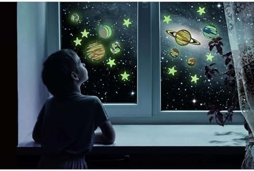 4M Glow Planets & Supernova - 100 Glow-in-The-Dark Wall & Ceiling Decals - Image 4