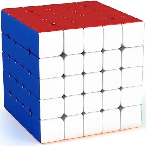 Bukefuno Moyu Meilong 5x5 M Magnetic Stickerless Speed Magic MFJS MEILONG 5x5x5 m Magnetic Cube Cubing Classroom 5x5 M Cube Magic Puzzle by Bukefuno