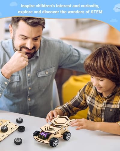 Poraxy 11 in 1 Kids Science Kits Age 8-10, 3D Puzzles Projects STEM Kits for Kids Ages 8-12 6-8 5-7, STEM Toys Robotics Birthday Gifts 7 8 9 10 11 12 Year Old Boys Girls Engineering Building Toys - Image 3