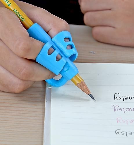 JuneLsy Pencil Grips Pencil Grips for Kids Handwriting Posture Correction Training Writing AIDS for Kids toddler Preschoolers Students Children Special Needs (3pack01) - Image 5