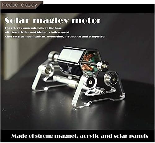 Solar Magnetic Levitation Motor Magnetic Levitation Spin Creative Decoration Gift Science Experiment - Image 7