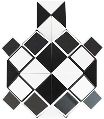 Mipartebo Magic Snake Cube Twist Puzzle 72 Wedges Large Size Black - Image 4