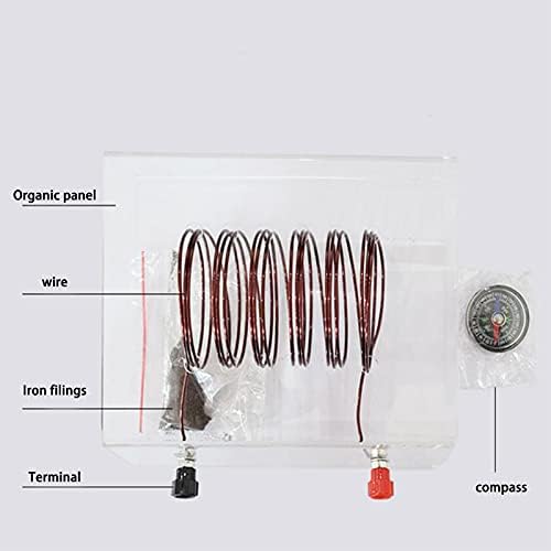Physics Experiment,Power Supply Solenoid Current Magnetic Field Demonstrator Experiment Physics Left Hand Rule Ampere's Law Magnetic Powder Electromagnetism Experiment Teaching Instrument - Image 5