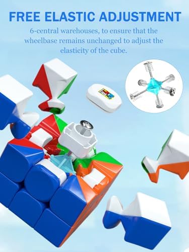 CFMOUR Magnetic 3x3 Speed Cube, Stickerless Magic with Stand, Puzzle Toys - Image 2
