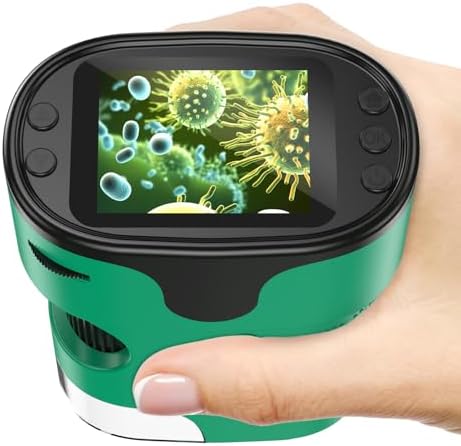 Kids Digital Microscope Science Gift: Complete STEM Toy Kit for Ages 4-12 by BEBANG
