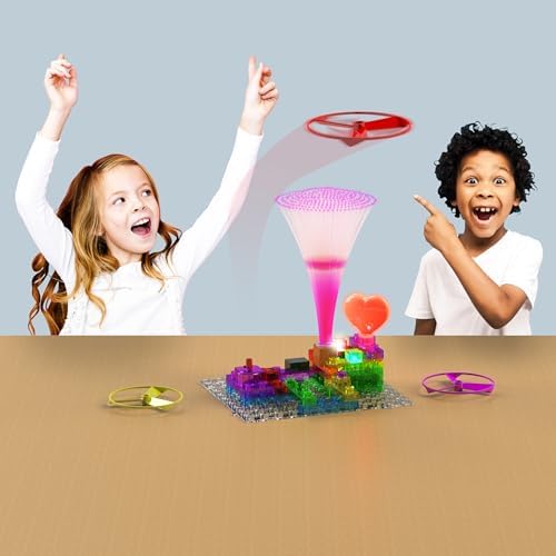 E-Blox Building Blocks STEM Circuit Kit, 59 Projects, Build Your Own Fan Launch Light Show, Science Projects, Birthday Gift, Boys, Girls, 8+ - Image 5