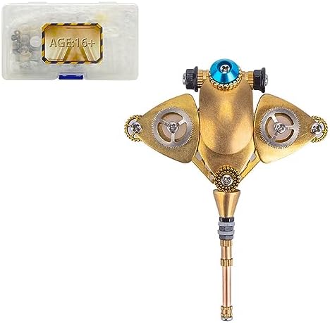 3D Metal Puzzle, Steampunk Manta Model, Puzzle DIY Craft Kit, Gifts for Teens and Adults (100+PCS) by MindXplore
