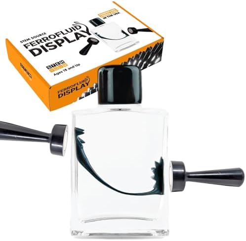 Ferrofluid Display Kit, Magnetic Liquid Science Desk Toy with 2 Magnets by PureSource