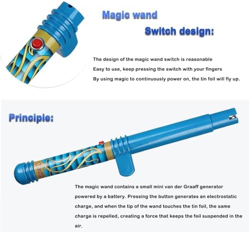 Fun Fly Stick Electric Static Wand Science Kit Education Toys Magic Levitation Wand 10 Flying Shapes Suspension Stick Learning Toys - Image 6