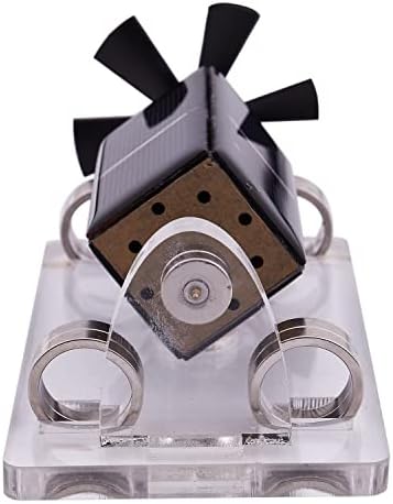 Solar Magnetic Levitation Model Levitating Mendocino Motor Educational Model St41, 130*76*75mm, Black, 233553 - Image 5