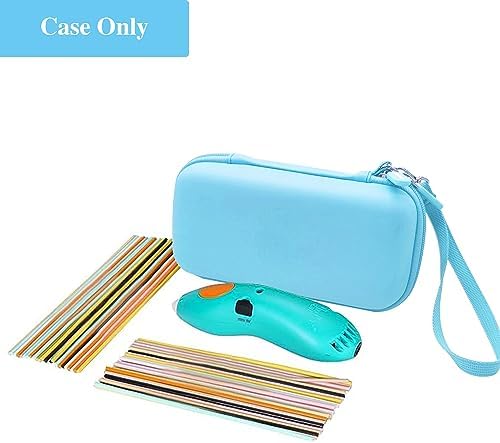 Leayjeen Storage Case Compatible with 3Doodler Start+ Essentialsfor 3D Pen Set for Kids, Fit for 3D Printing Pen Carrying case(Case Only)-Blue - Image 5