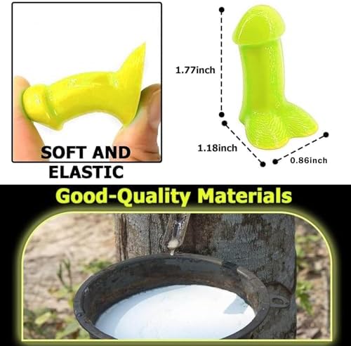 4 PCS Prank Tire Valve Stem Caps, Prank Valve Stem Caps Airtight Dust Proof Covers Anti-Rust Valve Stem Cover Wheel Tire Exterior Accessories for Cars, Bike, Trucks,Motor (Yellow) - Image 2