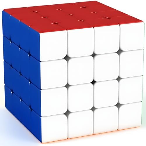 Bukefuno Moyu Meilong 4x4 M Magnetic Stickerless Speed Magic Cube MFJS MEILONG 4x4x4 m Magnetic Cubing Classroom 4x4 M Cube Magic Puzzle by Bukefuno