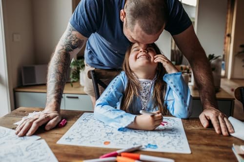HeyDoodle Aussie Animals Classic Doodle Mat – Reusable Silicone Coloring Mat for Toddlers and Kids – Educational Wildlife Activity Pad with 9 Markers – Mess-Free Travel Toy – Ages 3-7 - Image 5