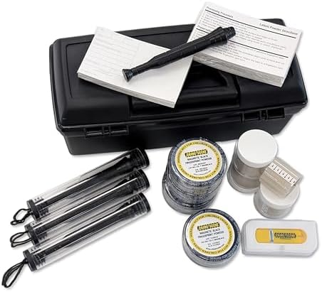 Classroom Fingerprint Kit - Serves 4 Work Groups of Students - Lift at Least 100 Fingerprints (Magnetic Jet Black) by CrimeScene