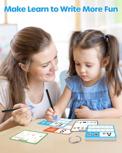D-FantiX Magic Grooved Writing Practice Cards for Kids Age 3-8 - Image 6