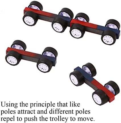 Labs Junior Science Magnetism Set for Experiment Education, Science Magnet Experiments for Kids Teen Including Bar/Horseshoe/Ring Magnets/Compass - Image 5