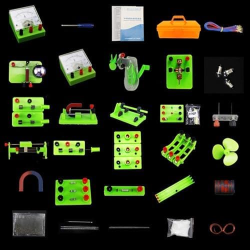 Simple Series Circuit Experiment Kit - Doorbell, Solar Cell & Electromagnet Attraction Tests with Copper Needles & Magnets - Image 3