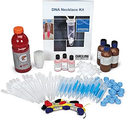 Carolina DNA Necklace Kit – Cheek Cell Extraction & Wearable DNA Lab | Engaging, Beginner-Friendly Activity | Aligned with NGSS Standards by Carolina
