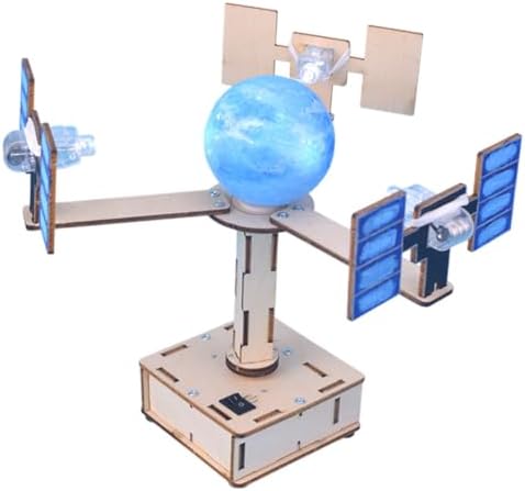 DIY Earth Synchronous Satellite Model Kit Educational Science Assembly Stem Experiment for Inspire Creativity and Self-Reliance by BRIGHTFUFU