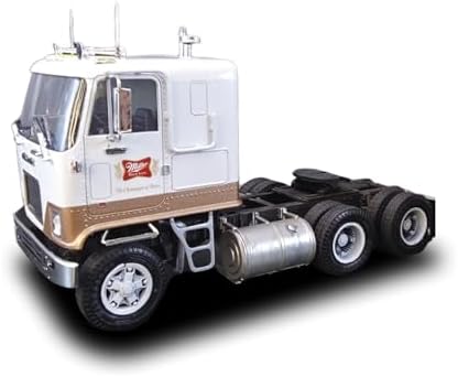Round 2 Unknown AMT GMC Astro 95 Semi Tractor (Miller Beer) 1:25 Scale Model Kit (AMT1230) by AMT