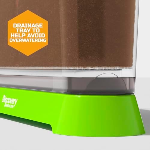 Discovery™ Edible Veggie Garden Watch-It-Grow Kit – DIY STEM Activity for Kids | Grow Carrots, Radishes & Onions| 11-Piece Science Kit with Seeds, Potting Mix & Root Tracker| Learning Toy Gift Ages 6+ - Image 6