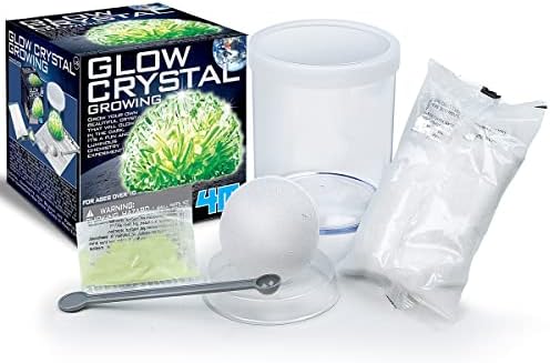 4M Glow Crystal Growing Kit - Grow a DIY Crystal Experiment Specimen, A Great Educational STEM Toys Crystal Making Gift for Kids & Teens, Boys & Girls - Image 3
