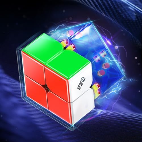 QY 2x2 Magnetic Speed Cube Stickerless - Image 4