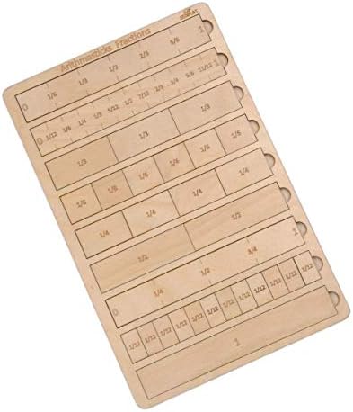 EKOPLAY’s Wooden Puzzles for Kids, 31 Piece Puzzle for School Kids, Learning Educational Toys Gifts for Boys Girls. Mathematical Puzzle Sets Arithmasticks Fractions Puzzle. Age 5+ Years. - Image 3