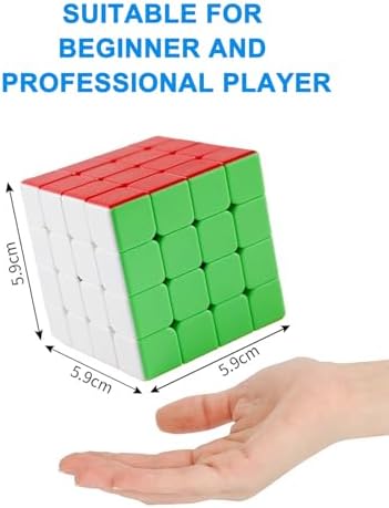 CFMOUR 4x4 Speed Cube, Stickerless Magic Cubes Bundle, Puzzle Toys - Image 5