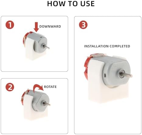 6 Sets DC Motors Kit Mini Electric Hobby Motor 3V-12V 25000RPM with 60PCS Plastic Gears, TT Motor, 2AA Battery Holder, Boat Rocker Switch, Shaft Propeller, Plastic Wheels for DIY Science Projects - Image 6
