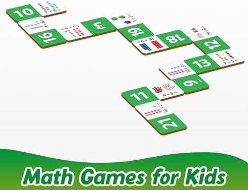 Kasfalci Addition Dominoes Set,Math Games for Kids,Math Manipulatives,Counting Toys,Learning Games,Preschool Learning Activities,Homeschool Supplies,Kindergarten Classroom Must Haves,1st 2nd 3rd Grade - Image 3