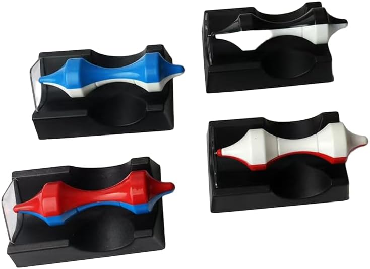 Magnetic Levitation Gyroscope, Desktop Physics Educational Model, Scientific Demonstration Display, Set of 4 Colors，Desktop Ornaments, Decompression Entertainment (Red and Blue) by Unknown