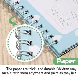 CosyCorner Magical Handwriting Workbooks Handwriting Practice Magic Copybook, Handwriting Aid Magic Pen Reusable Copybook Grooves Template Design for Children (5) - Image 6
