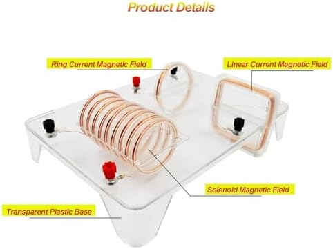 Current Magnetic Field Mechanical Field Demonstrator Teaching Instrument, Current Magnetic Field Demonstrator, Solenoid, Middle School Physics Experiment Equipment Teaching Instrument - Image 3